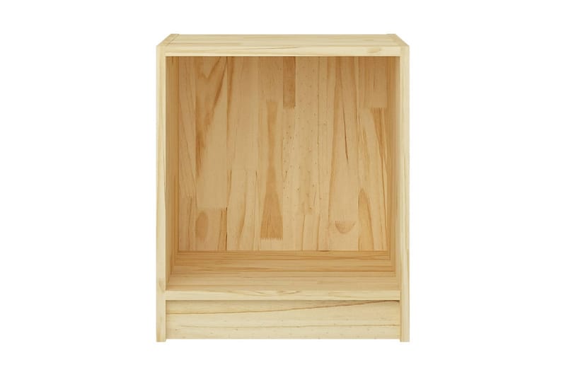 Sängbord 35,5x33,5x41,5 cm massiv furu - Brun - Möbler - Bord & matgrupper - Avlastningsbord - Sängbord & nattduksbord