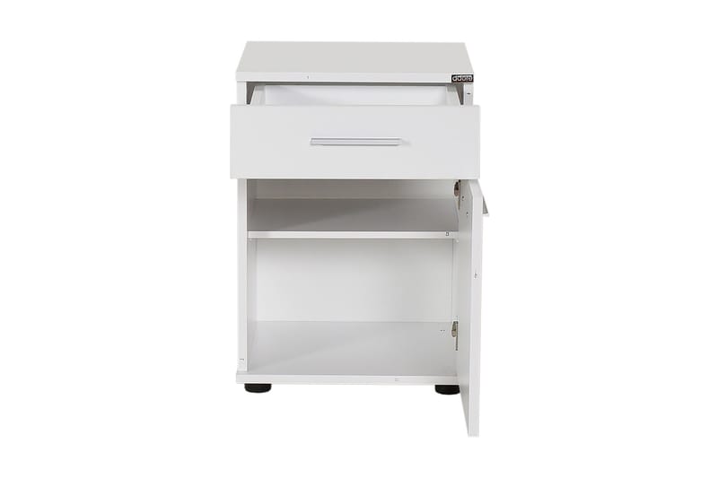Sängbord 40 cm 2 Skåp - Vit - Möbler - Bord & matgrupper - Avlastningsbord - Sängbord & nattduksbord