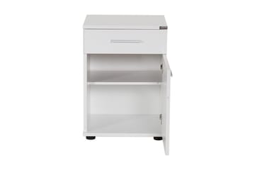 Sängbord 40 cm 2 Skåp - Vit - Möbler - Bord & matgrupper - Avlastningsbord - Sängbord & nattduksbord