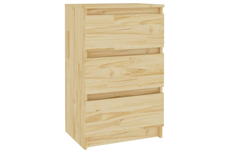 Sängbord 40x29,5x64 cm massiv furu - Brun - Möbler - Bord & matgrupper - Avlastningsbord - Sängbord & nattduksbord