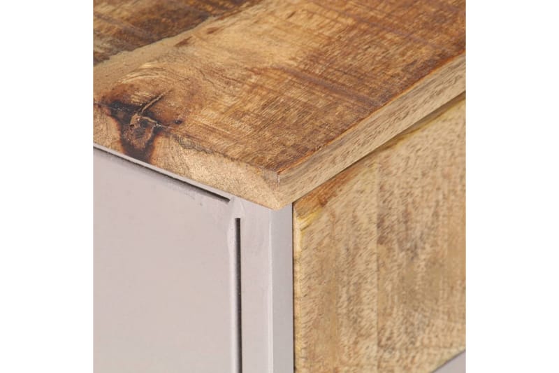 Sängbord 40x30x50 cm grovt mangoträ - Brun - Möbler - Bord & matgrupper - Avlastningsbord - Sängbord & nattduksbord