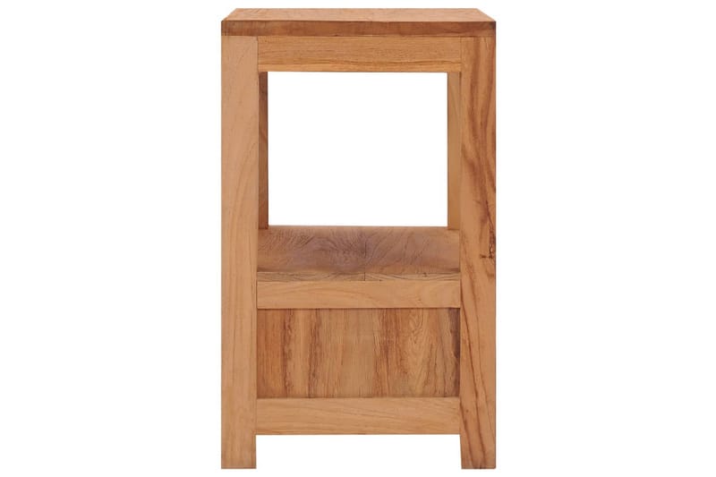 Sängbord 40x30x50 cm massiv teak - Brun - Möbler - Bord & matgrupper - Avlastningsbord - Sängbord & nattduksbord