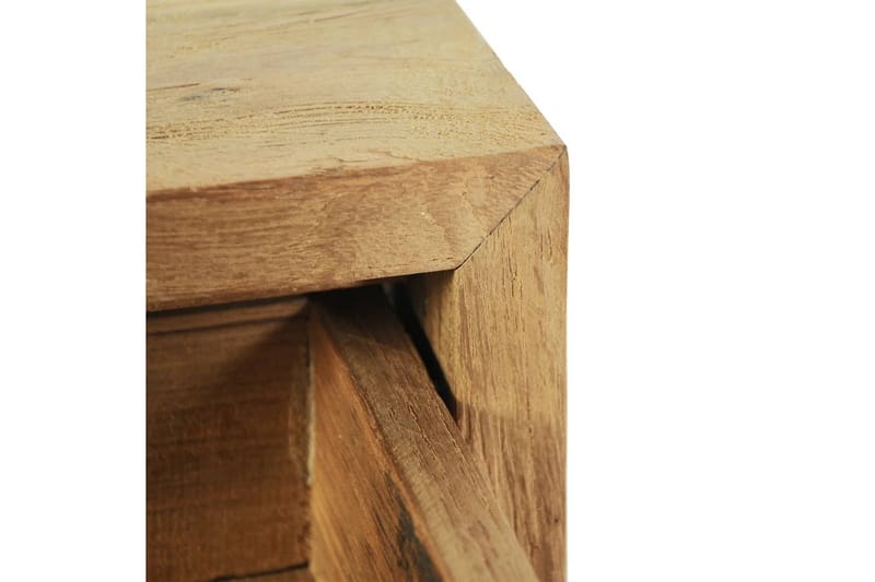 Sängbord 40x30x50 cm massiv teak - Brun - Möbler - Bord & matgrupper - Avlastningsbord - Sängbord & nattduksbord