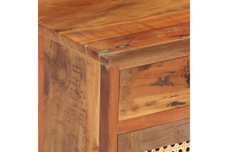 Sängbord 40x30x50 cm massivt återvunnet trä - Brun - Möbler - Bord & matgrupper - Avlastningsbord - Sängbord & nattduksbord