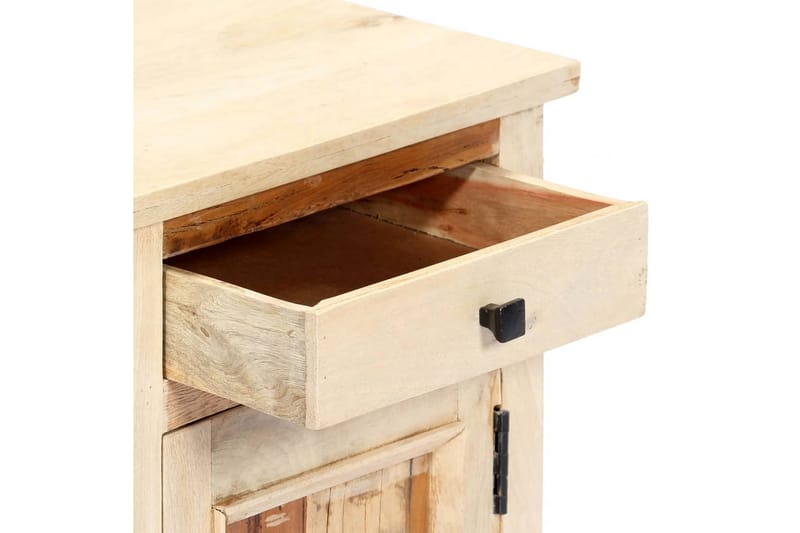 Sängbord 40x30x50 cm massivt återvunnet trä - Flerfärgad - Möbler - Bord & matgrupper - Avlastningsbord - Sängbord & nattduksbord