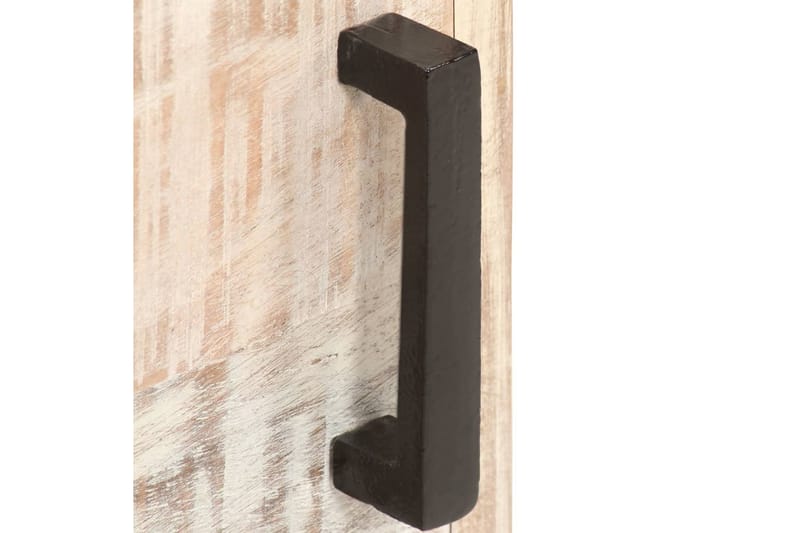 Sängbord 40x30x50 cm massivt akaciaträ - Vit - Möbler - Bord & matgrupper - Avlastningsbord - Sängbord & nattduksbord