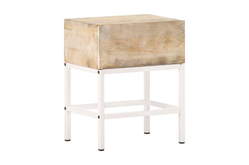 Sängbord 40x30x50 cm massivt mangoträ - Brun - Möbler - Bord & matgrupper - Avlastningsbord - Sängbord & nattduksbord