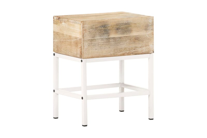 Sängbord 40x30x50 cm massivt mangoträ - Brun - Möbler - Bord & matgrupper - Avlastningsbord - Sängbord & nattduksbord