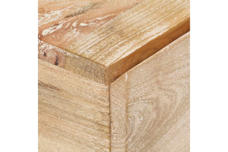 Sängbord 40x30x50 cm massivt mangoträ - Brun - Möbler - Bord & matgrupper - Avlastningsbord - Sängbord & nattduksbord