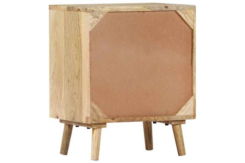 Sängbord 40x30x50 cm massivt mangoträ - Brun - Möbler - Bord & matgrupper - Avlastningsbord - Sängbord & nattduksbord
