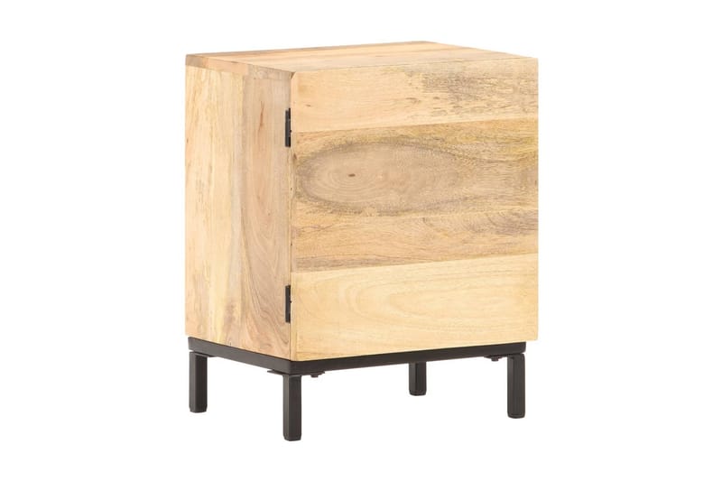 Sängbord 40x30x51 cm massivt mangoträ - Brun - Möbler - Bord & matgrupper - Avlastningsbord - Sängbord & nattduksbord