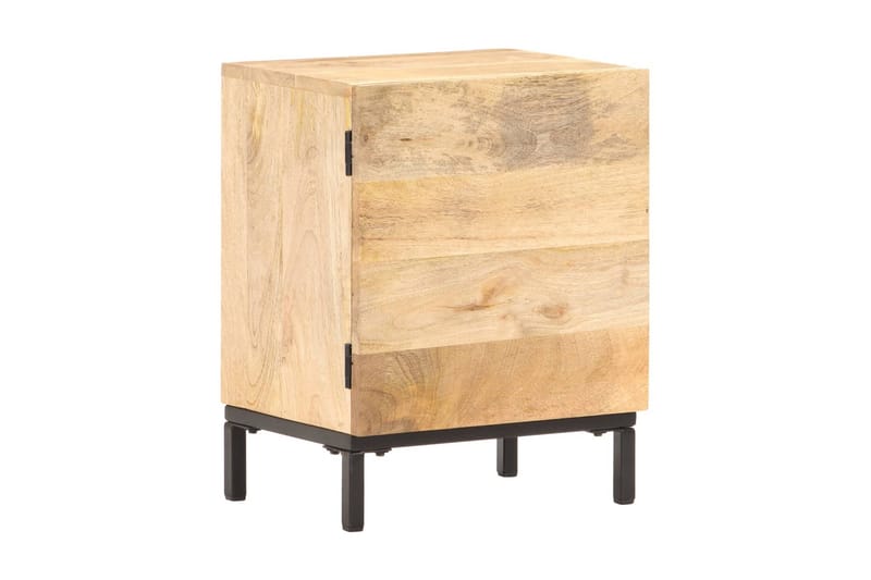 Sängbord 40x30x51 cm massivt mangoträ - Brun - Möbler - Bord & matgrupper - Avlastningsbord - Sängbord & nattduksbord