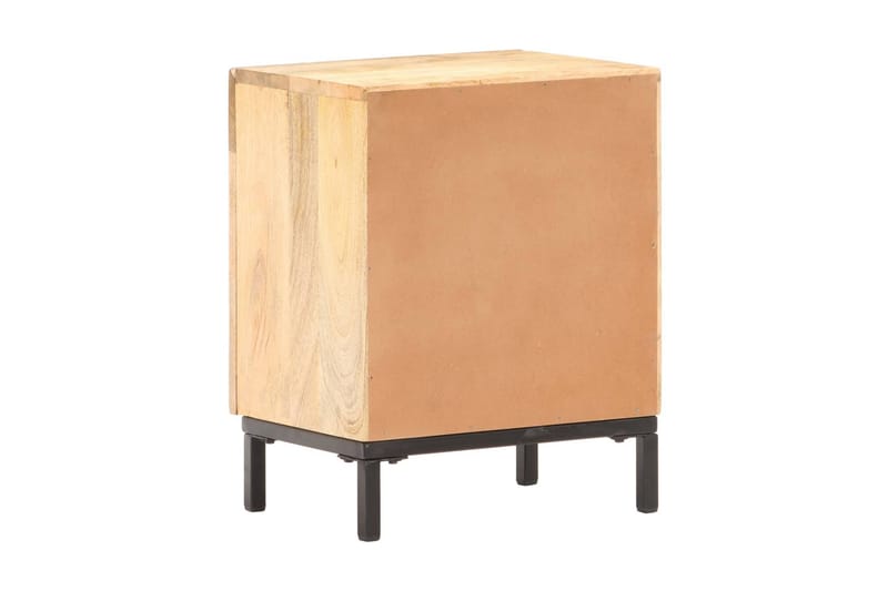 Sängbord 40x30x51 cm massivt mangoträ - Brun - Möbler - Bord & matgrupper - Avlastningsbord - Sängbord & nattduksbord