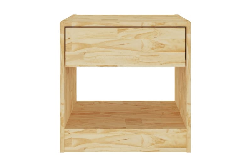 Sängbord 40x31x40 cm massiv furu - Brun - Möbler - Bord & matgrupper - Avlastningsbord - Sängbord & nattduksbord