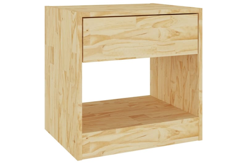 Sängbord 40x31x40 cm massiv furu - Brun - Möbler - Bord & matgrupper - Avlastningsbord - Sängbord & nattduksbord