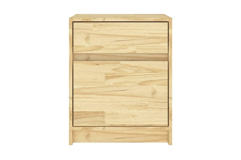Sängbord 40x31x50 cm massiv furu - Brun - Möbler - Bord & matgrupper - Avlastningsbord - Sängbord & nattduksbord
