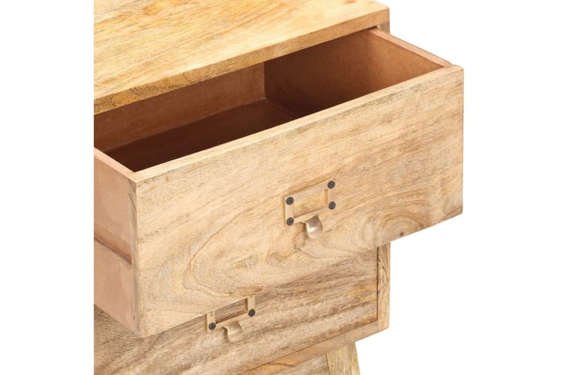 Sängbord 40x35x55 cm massivt mangoträ - Brun - Möbler - Bord & matgrupper - Avlastningsbord - Sängbord & nattduksbord