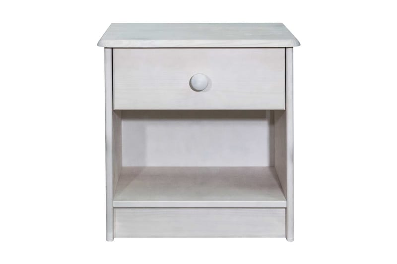Sängbord 41x30x42 cm massiv furu - Brun - Möbler - Bord & matgrupper - Avlastningsbord - Sängbord & nattduksbord