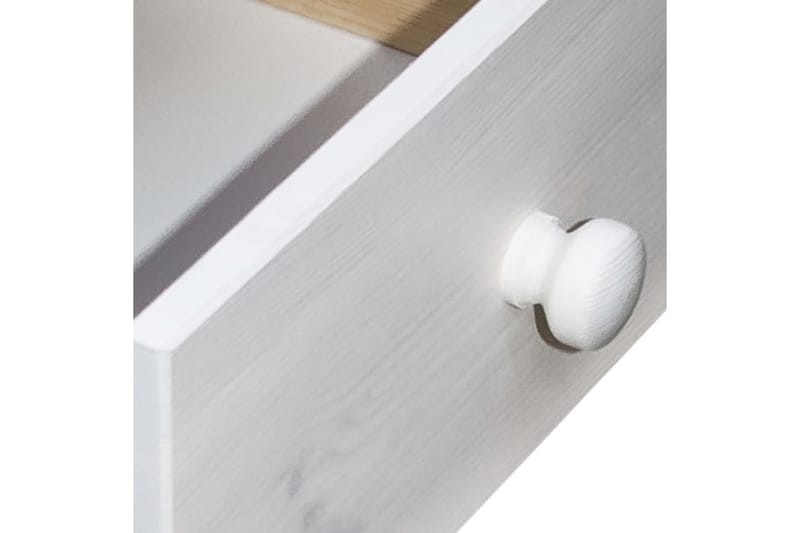 Sängbord 41x30x42 cm massiv furu - Brun - Sängbord & nattduksbord