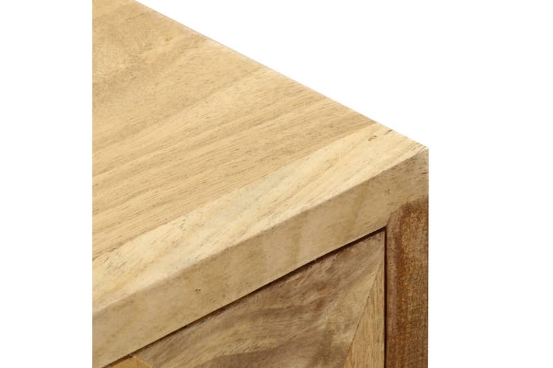 Sängbord 43x30x58 cm massivt mangoträ - Brun - Möbler - Bord & matgrupper - Avlastningsbord - Sängbord & nattduksbord