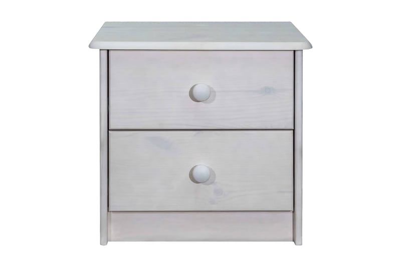 Sängbord 43x34x40 cm massiv furu - Brun - Möbler - Bord & matgrupper - Avlastningsbord - Sängbord & nattduksbord