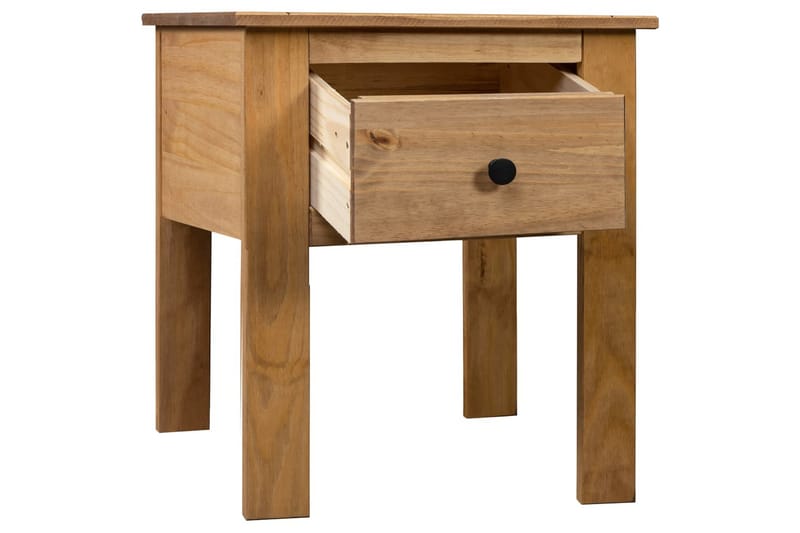 Sängbord 46x40x57 cm furu Panama - Brun - Möbler - Bord & matgrupper - Avlastningsbord - Sängbord & nattduksbord
