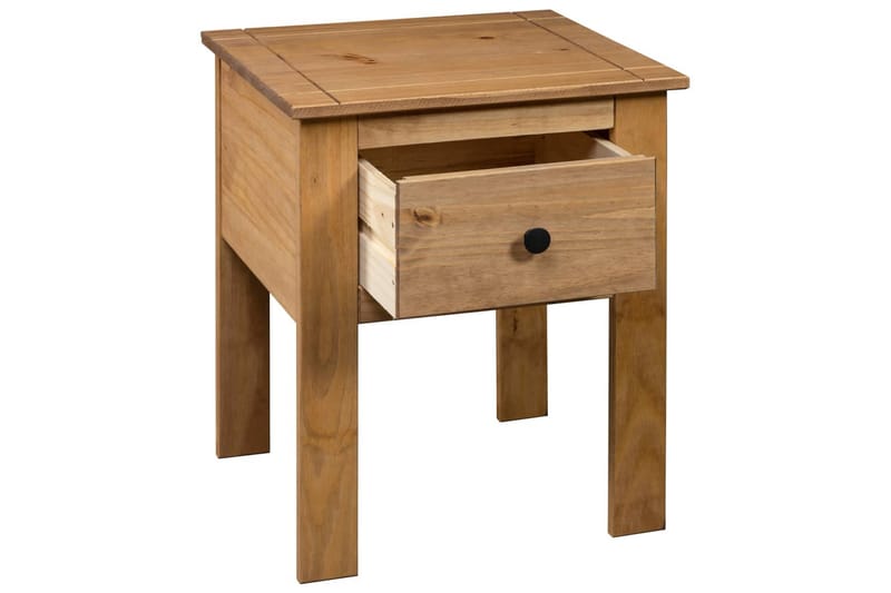 Sängbord 46x40x57 cm furu Panama - Brun - Möbler - Bord & matgrupper - Avlastningsbord - Sängbord & nattduksbord