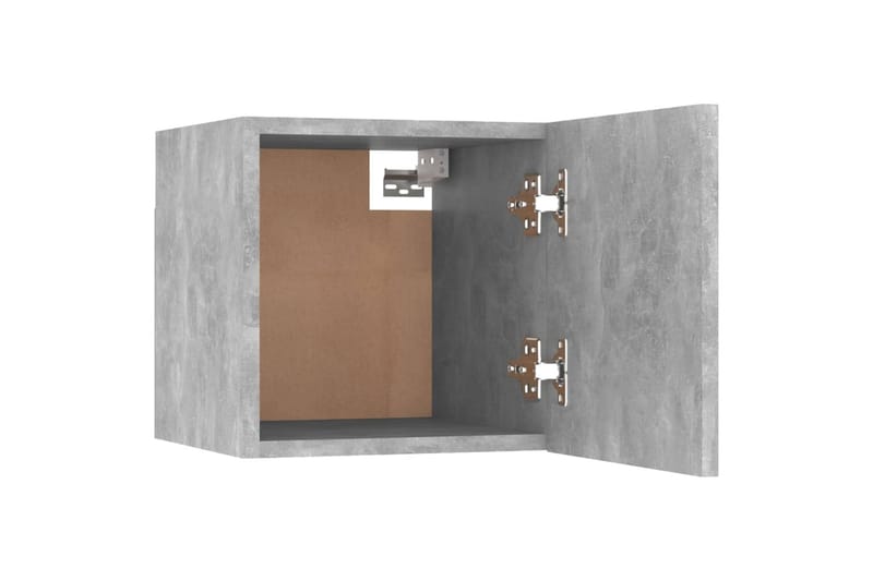 Sängbord betonggrå 30,5x30x30 cm spånskiva - Grå - Möbler - Bord & matgrupper - Avlastningsbord - Sängbord & nattduksbord