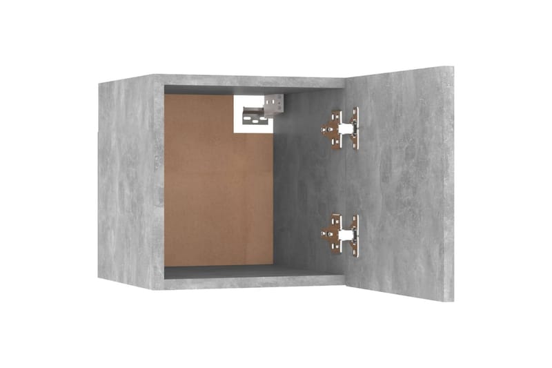 Sängbord betonggrå 30,5x30x30 cm spånskiva - Grå - Sängbord & nattduksbord