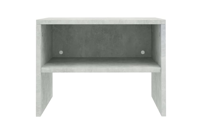 Sängbord betonggrå 40x30x30 cm spånskiva - Grå - Möbler - Bord & matgrupper - Avlastningsbord - Sängbord & nattduksbord