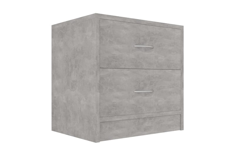Sängbord betonggrå 40x30x40 cm spånskiva - Grå - Möbler - Bord & matgrupper - Avlastningsbord - Sängbord & nattduksbord