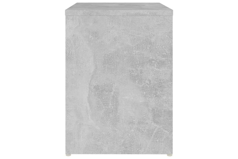Sängbord betonggrå 40x30x40 cm spånskiva - Grå - Möbler - Bord & matgrupper - Avlastningsbord - Sängbord & nattduksbord