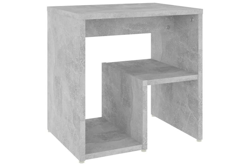 Sängbord betonggrå 40x30x40 cm spånskiva - Grå - Möbler - Bord & matgrupper - Avlastningsbord - Sängbord & nattduksbord