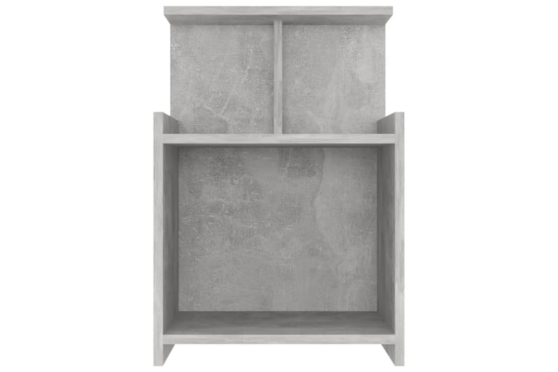 Sängbord betonggrå 40x35x60 cm spånskiva - Grå - Möbler - Bord & matgrupper - Avlastningsbord - Sängbord & nattduksbord