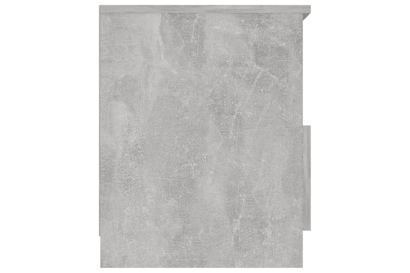 Sängbord betonggrå 40x40x50 cm spånskiva - Grå - Möbler - Bord & matgrupper - Avlastningsbord - Sängbord & nattduksbord