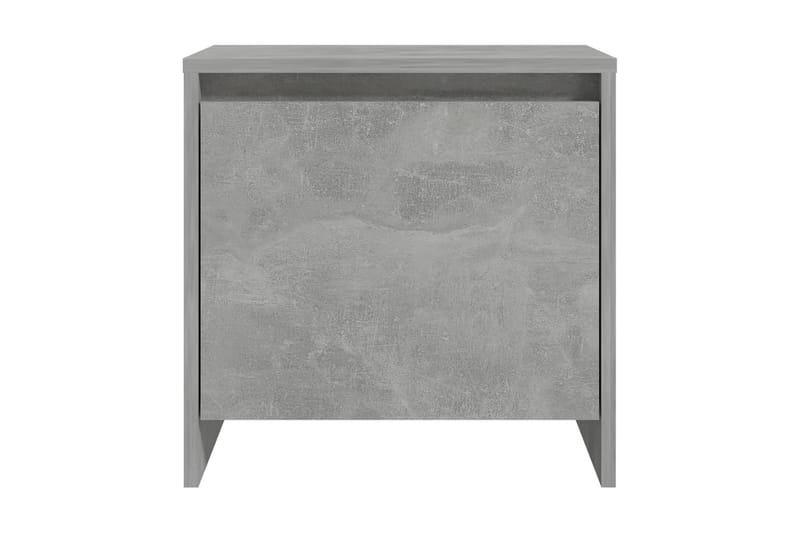 Sängbord betonggrå 45x34,5x44,5 cm spånskiva - Grå - Möbler - Bord & matgrupper - Avlastningsbord - Sängbord & nattduksbord