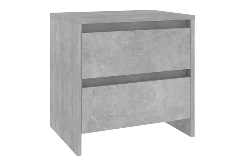 Sängbord betonggrå 45x34,5x44,5 cm spånskiva - Grå - Möbler - Bord & matgrupper - Avlastningsbord - Sängbord & nattduksbord