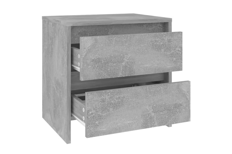 Sängbord betonggrå 45x34,5x44,5 cm spånskiva - Grå - Möbler - Bord & matgrupper - Avlastningsbord - Sängbord & nattduksbord