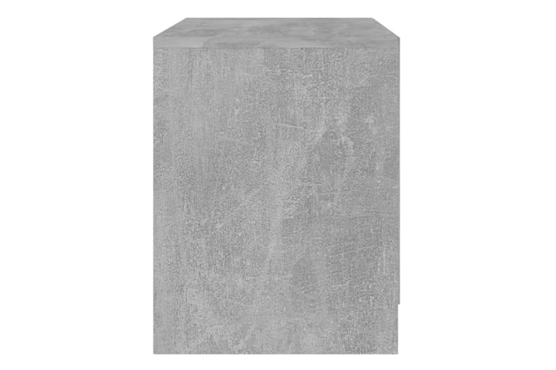 Sängbord betonggrå 45x34,5x44,5 cm spånskiva - Grå - Möbler - Bord & matgrupper - Avlastningsbord - Sängbord & nattduksbord