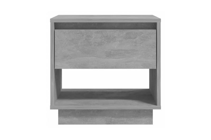 Sängbord betonggrå 45x34x44 cm spånskiva - Grå - Möbler - Bord & matgrupper - Avlastningsbord - Sängbord & nattduksbord