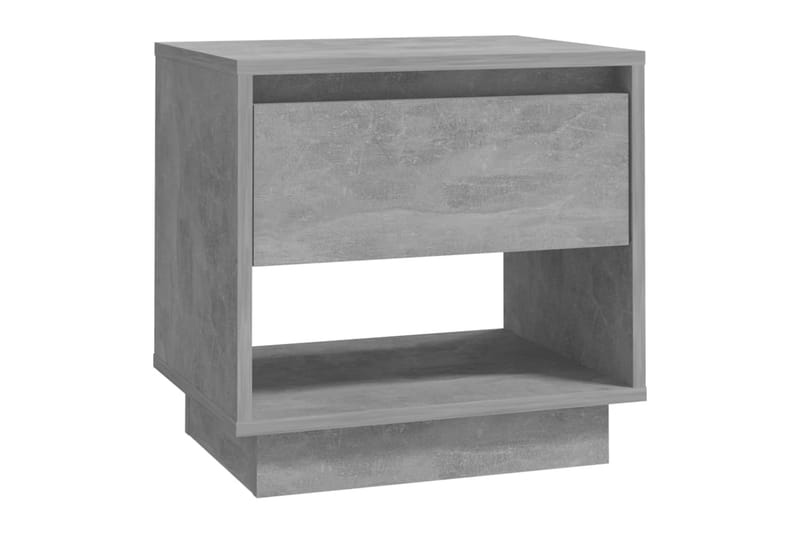 Sängbord betonggrå 45x34x44 cm spånskiva - Grå - Möbler - Bord & matgrupper - Avlastningsbord - Sängbord & nattduksbord