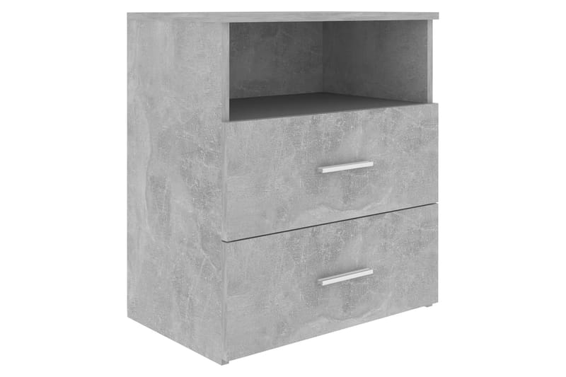 Sängbord betonggrå 50x32x60 cm - Grå - Sängbord & nattduksbord