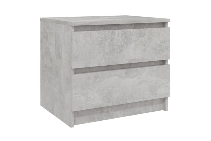 Sängbord betonggrå 50x39x43,5 cm spånskiva - Grå - Möbler - Bord & matgrupper - Avlastningsbord - Sängbord & nattduksbord