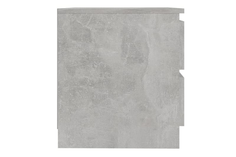 Sängbord betonggrå 50x39x43,5 cm spånskiva - Grå - Möbler - Bord & matgrupper - Avlastningsbord - Sängbord & nattduksbord