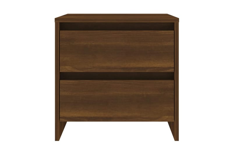 Sängbord brun ek 45x34,5x44,5 cm spånskiva - Brun - Möbler - Bord & matgrupper - Avlastningsbord - Sängbord & nattduksbord
