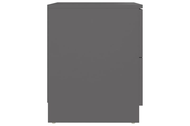 Sängbord grå 40x40x50 cm spånskiva - Grå - Möbler - Bord & matgrupper - Avlastningsbord - Sängbord & nattduksbord
