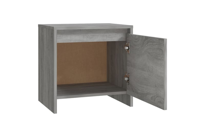 Sängbord grå sonoma 45x34x44,5 cm spånskiva - Grå - Möbler - Bord & matgrupper - Avlastningsbord - Sängbord & nattduksbord