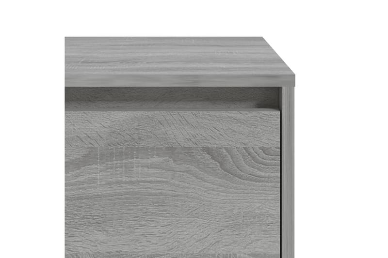 Sängbord grå sonoma 45x34x44,5 cm spånskiva - Grå - Sängbord & nattduksbord