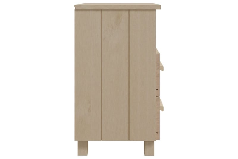 Sängbord honungsbrun 40x30x40 cm massiv furu - Brun - Möbler - Bord & matgrupper - Avlastningsbord - Sängbord & nattduksbord