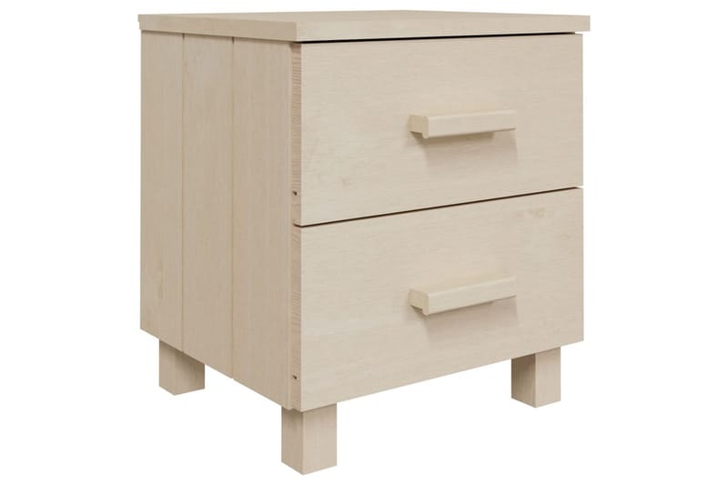 Sängbord honungsbrun 40x35x44,5 cm massiv furu - Brun - Möbler - Bord & matgrupper - Avlastningsbord - Sängbord & nattduksbord